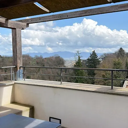 Epic Rooftop Terrace Overlooking Civita Valley Appartement Bagnoregio